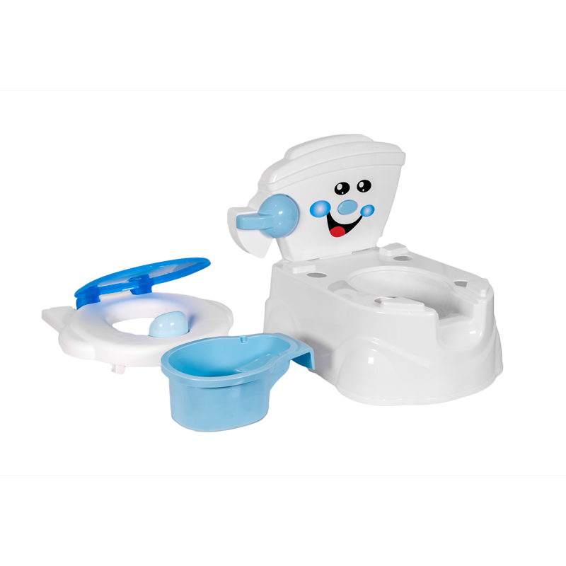 BAÑO ENTRENADOR CARITA MAGICA AZUL X 6 UND AZUL