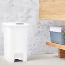 PAPELERA CLASS 30 L X 6 UND BLANCO