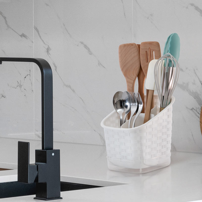 SOPORTE PARA UTENSILIOS X 12 UND BLANCO