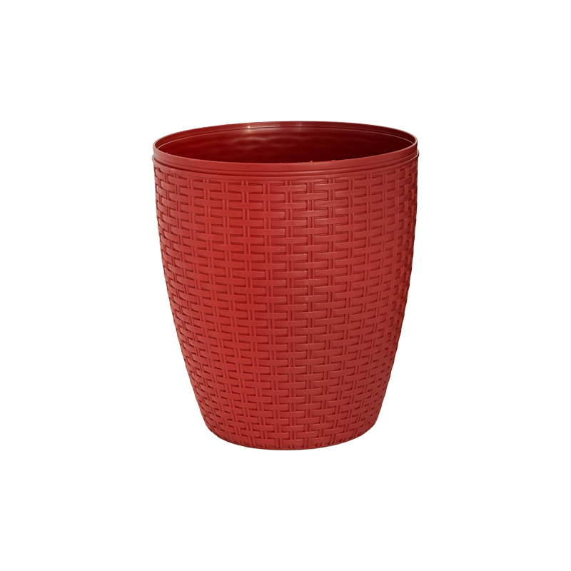 MATERO RATTAN REDONDO X 36 UND LADRILLO