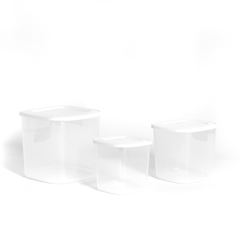 CONTENEDOR MULTIUSOS SET X 3 X 12 UND BLANCO