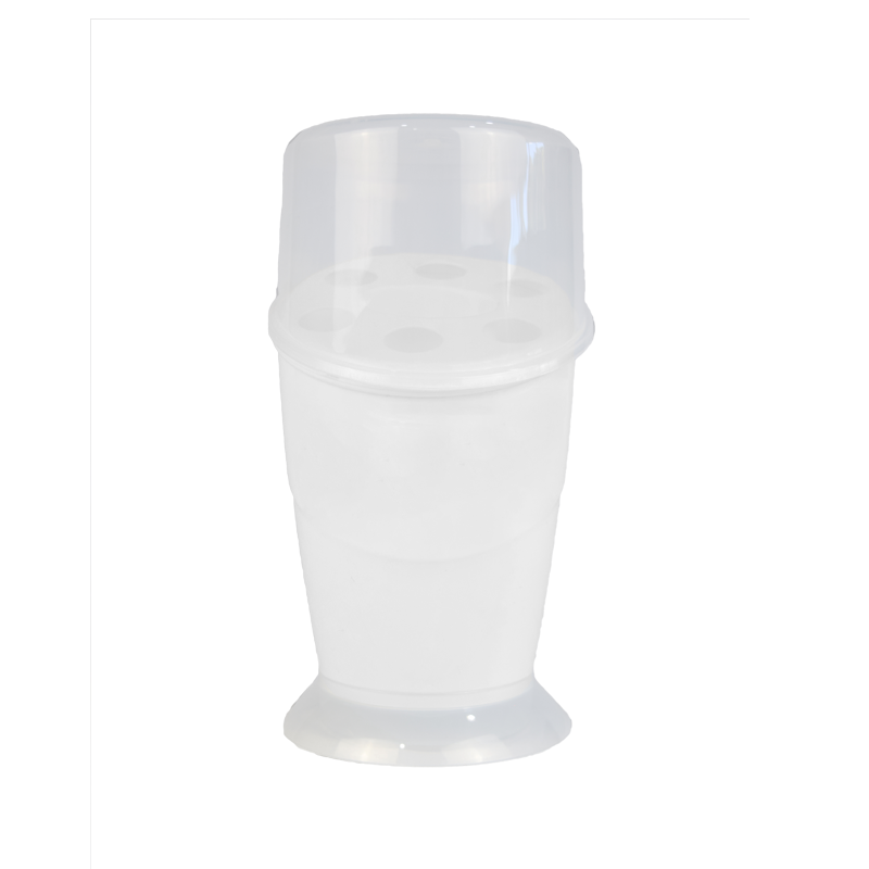 SOPORTE PARA CEPILLOS X 18 UND BLANCO