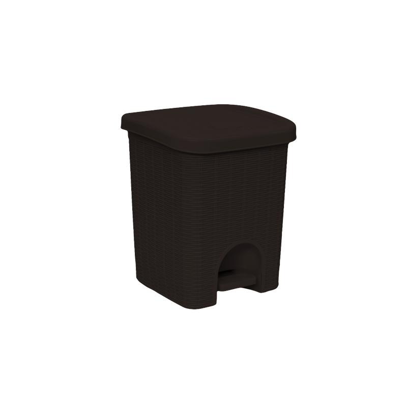 PAPELERA MIMBRE 6 L X 12 UND CAFÉ