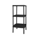 MESA CUADRADA TRES NIVELES X 6 UND NEGRO