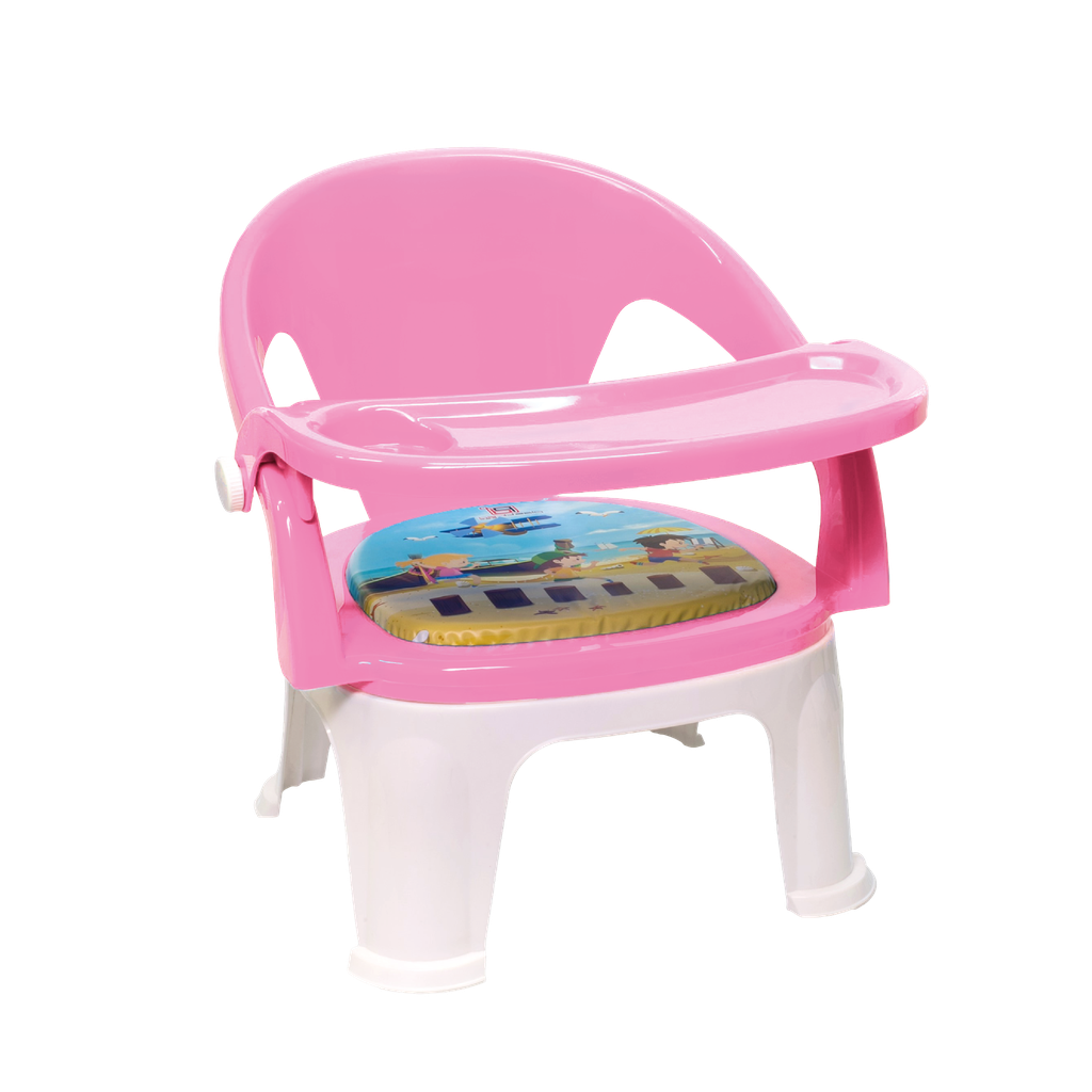 SILLA COMEDOR X 6 UND ROSADO
