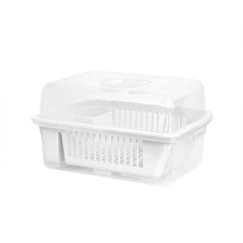 ESCURRIDOR MEGAUTIL CON TAPA X 6 UND BLANCO﻿