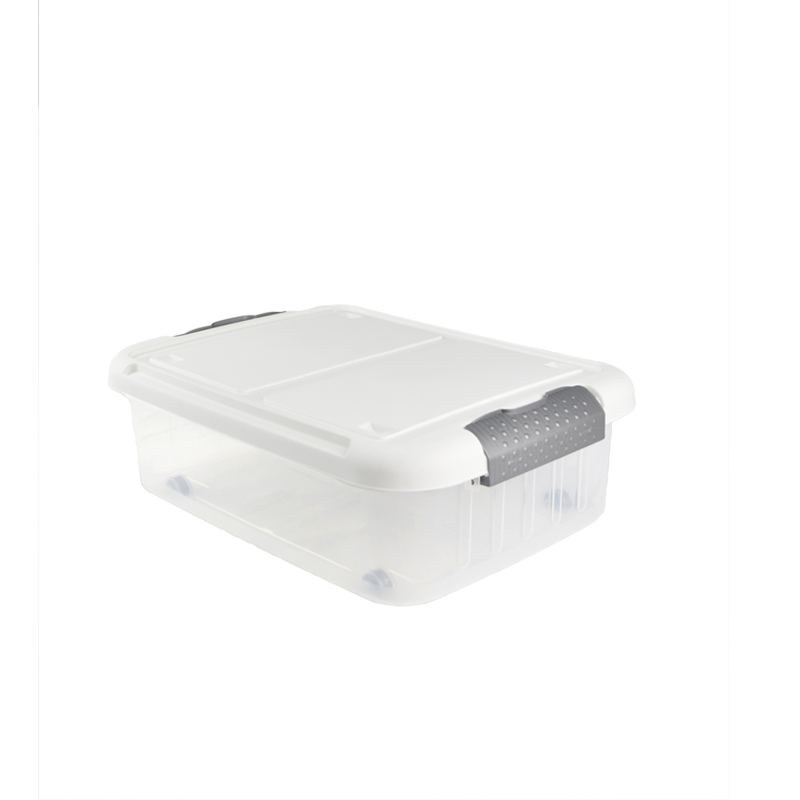 CAJA BAJOCAMA ARMONY 25 L X 6 UND TRANSPARENTE BLANCO