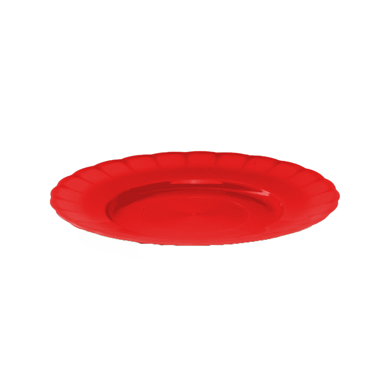 PLATO LLANO X 132 UND ROJO