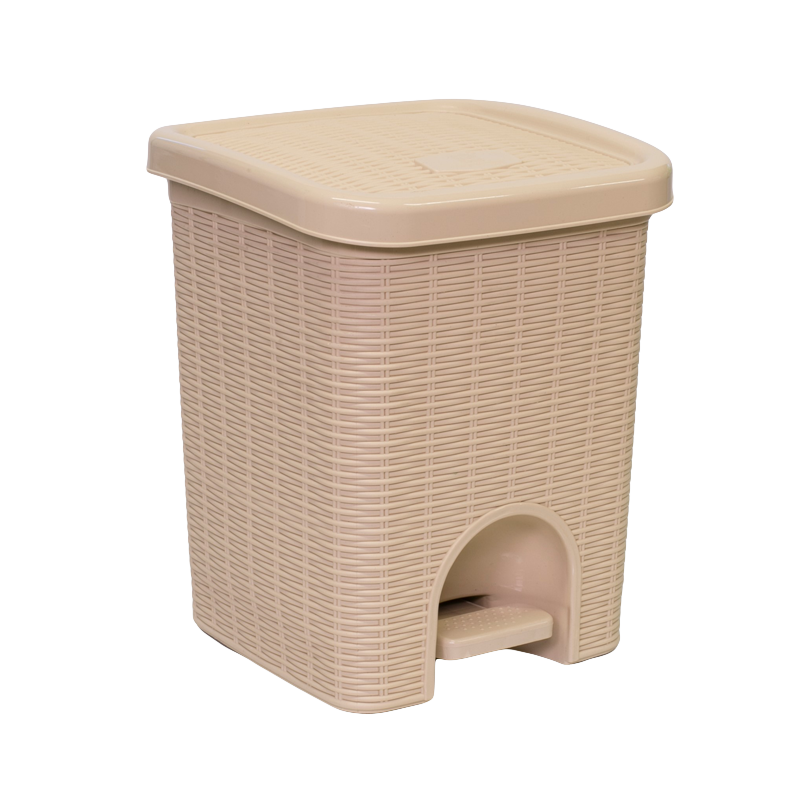 PAPELERA MIMBRE 20 L X 10 UND BEIGE