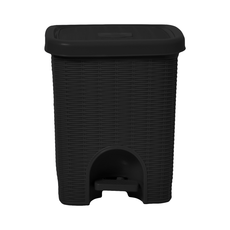 PAPELERA MIMBRE 20 L X 10 UND NEGRO