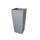 MATERO IMPERIAL ALTO 45 CM X 12 UND GRIS