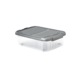 [01701/GRIS] CAJA ARMONY 25 L X 6 UND TRANSPARENTE GRIS