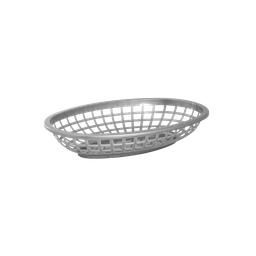 [3205/GRIS PLATA] CANASTILLA PEQUEÑA X 80 UND GRIS PLATA