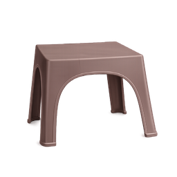 [08556/NUDE] MESA AUXILIAR CUADRADA MINIMAL X 8 UND NUDE