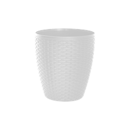 [08539/BLANCO] MATERO RATTAN REDONDO BLANCO X 36 UND