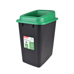 [07603/VERDE] PAPELERA CONFORT INSTITUCIONAL 40 L X 12 UND VERDE