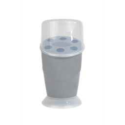 [05535/GRIS] SOPORTE PARA CEPILLOS X 18 UND GRIS