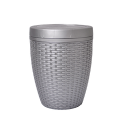 [07531/GRIS] PAPELERA RATTAN ORION X 12 UND GRIS