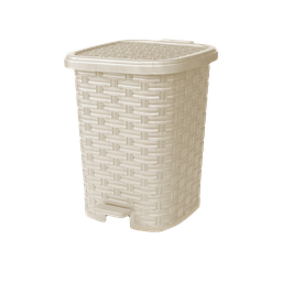 [07444/BEIGE] PAPELERA RATTAN X 20 UND BEIGE