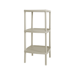 [08549/BEIGE] MESA CUADRADA TRES NIVELES X 6 UND BEIGE