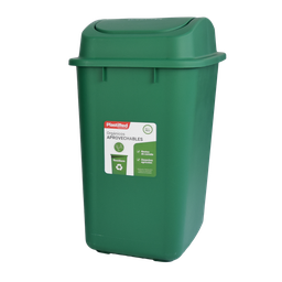 [07586/VERDE] PAPELERA VAIVEN ESENCIAL 40 L X 12 UND VERDE