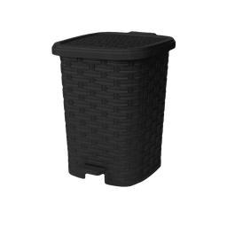 [07448/NEGRO] PAPELERA RATTAN X 20 UND NEGRO